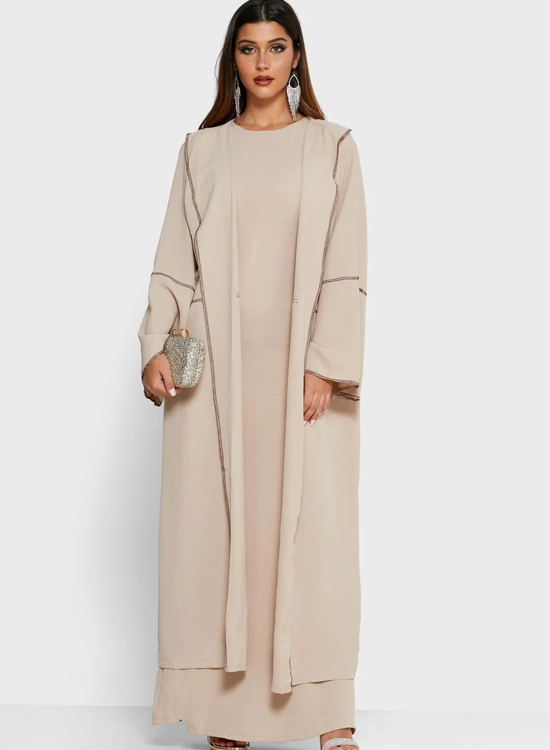 Khizana 2 In 1 Longline Kimono Maxi Dress