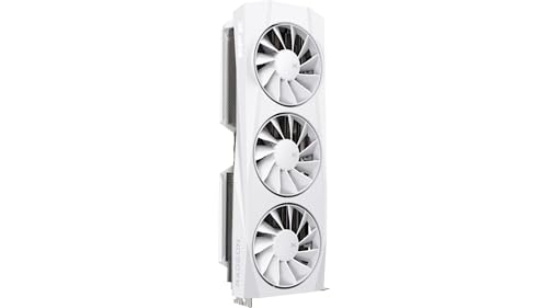XFX Quicksilver AMD Radeon RX 9070XT White Gaming Edition with 16GB GDDR6 HDMI 3xDP RDNA 4 RX97TQICKW9 Graphics Card Compatible with Desktop PCs - Image 3