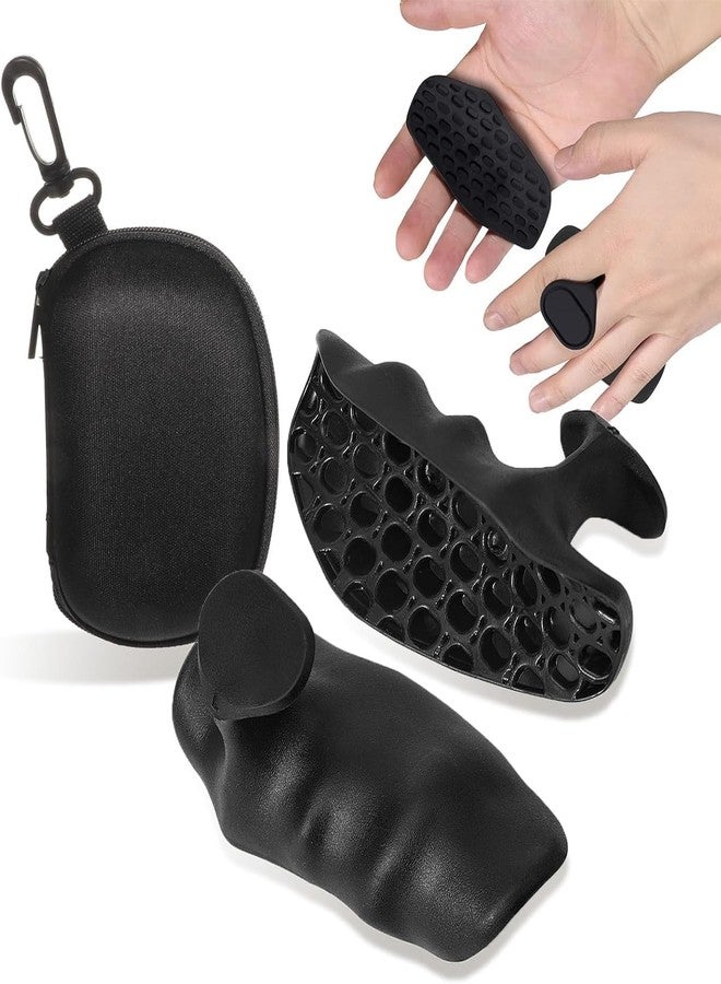 Suicune Gym Hand Grips, Weight Lifting Grips with Storage Box, Fingerless Workout Gloves for Palm Protection, Anti-Slip Silicone Gym Grip for Training and Exercise, Dumbbell, Deadlifts, Pull-Ups - Image 1