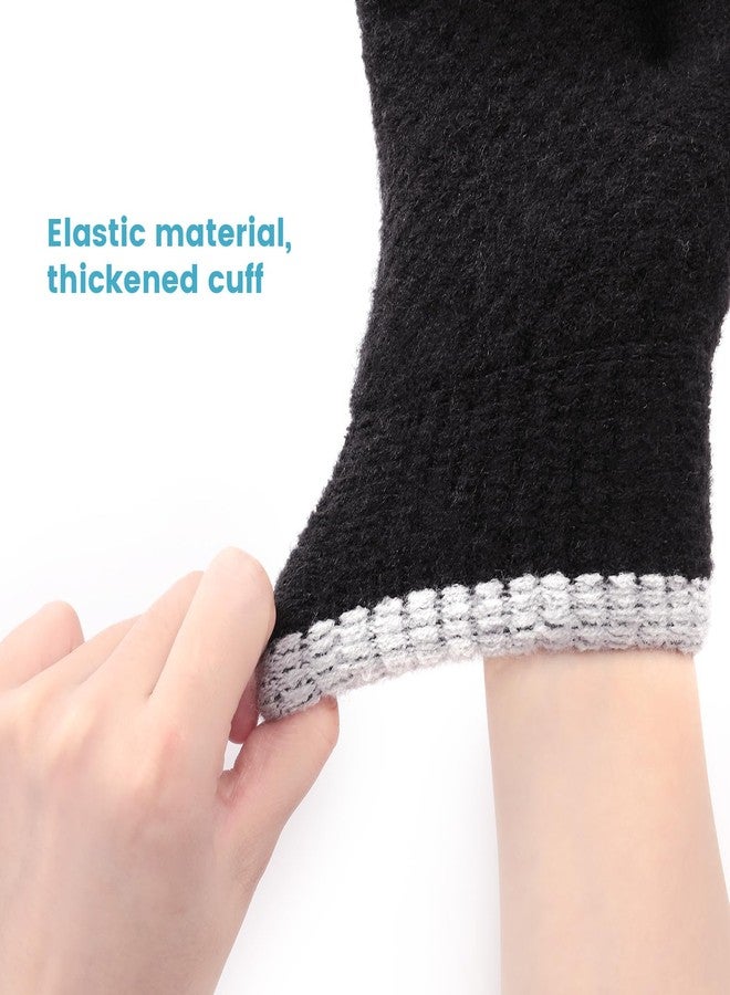 TOBEHIGHER Winter Gloves for Men Black - Image 4
