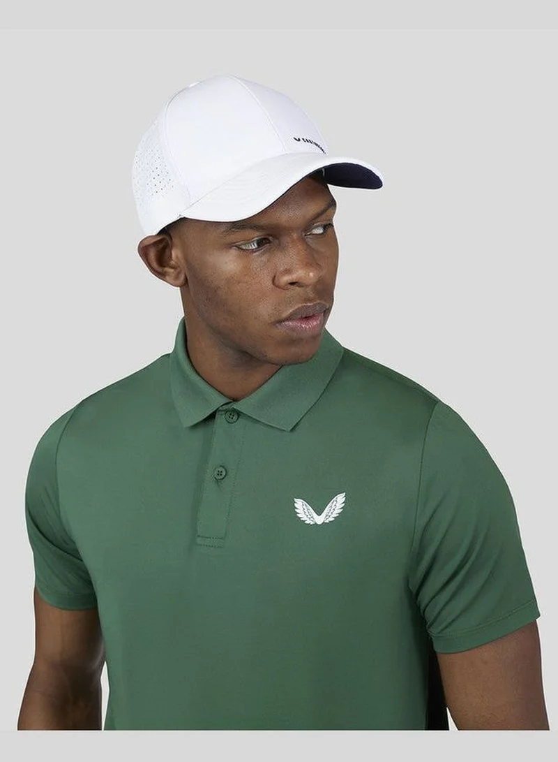 CASTORE Men's Breathable Polo- Green
