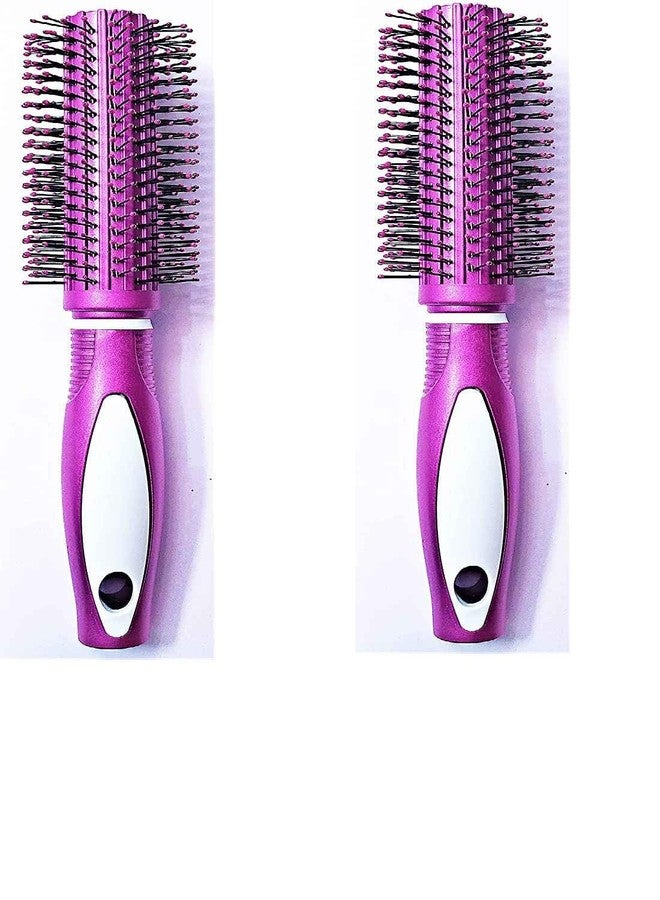 LANELLIE Round Rolling Curling multicolor Comb Hair Brush For Men And Women | Round Rolling Curling Hair Brush Nylon Bristle - Image 3
