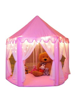 Monobeach Princess Tent Girls Large Playhouse Kids Castle Play Tent With Star Lights Toy For Children Indoor And Outdoor Games, 55'' X 53'' (Dxh)  - Image 1