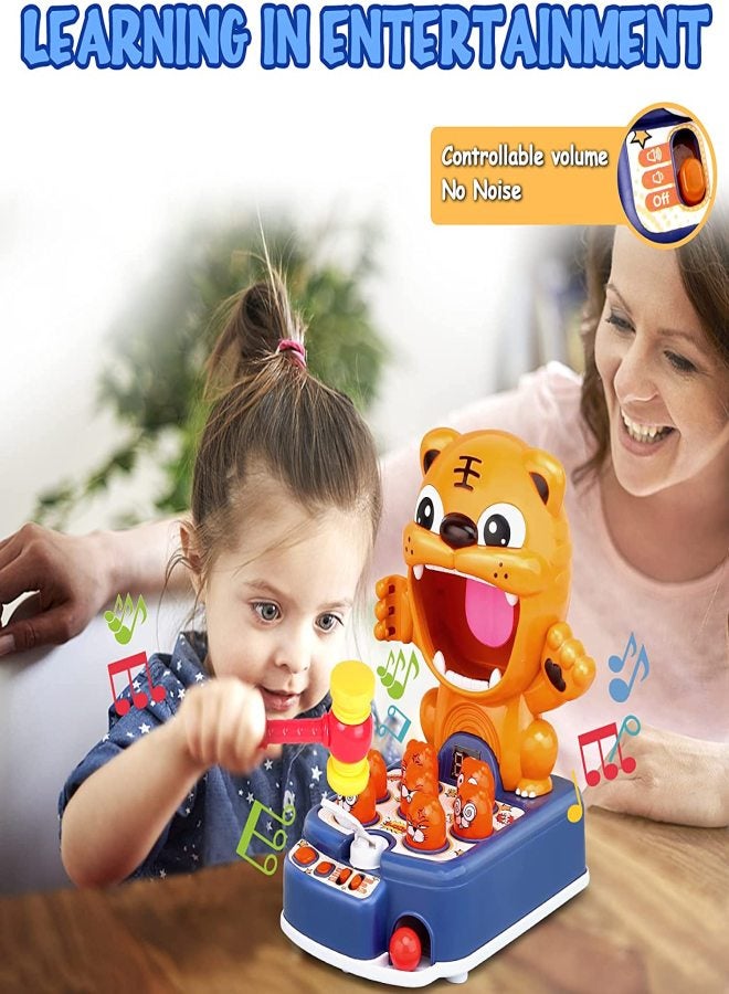Whack A Mole Game Toddler Toys with Toy and 2 Hammers Interactive Game for Hammering& Pounding,Target Shooting Early Developmental Fun Gift for 2-3 4 5 6 7 8 Year Old Boys and Girls - Image 5