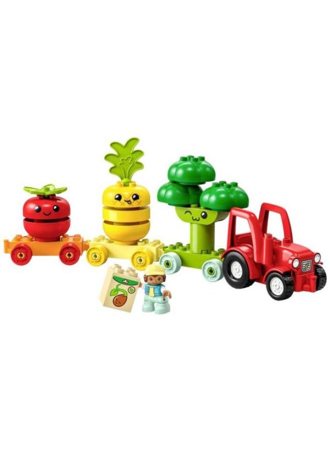 LEGO Fruit and Vegetable Tractor Building Toy - 18 PCS  - Image 1
