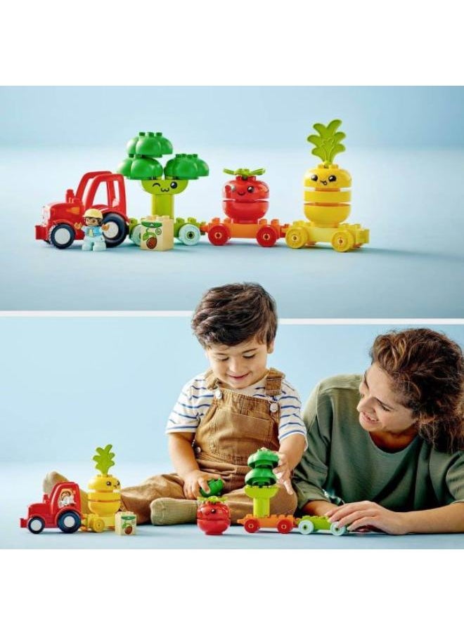 LEGO Fruit and Vegetable Tractor Building Toy - 18 PCS  - Image 2