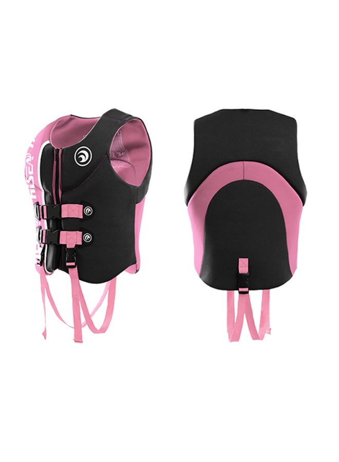 Hisea Water Sports Vest Life Jacket Black Pink - Image 1