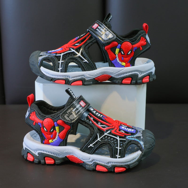 Boys Sandals 2023 Summer Baotou Boys Beach Shoes Large Children Non-Slip Soft Sole Youth Children'S Sandals - Image 4