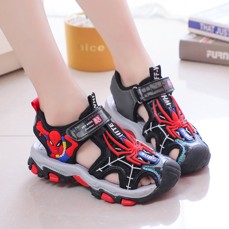 Boys Sandals 2023 Summer Baotou Boys Beach Shoes Large Children Non-Slip Soft Sole Youth Children'S Sandals - Image 2