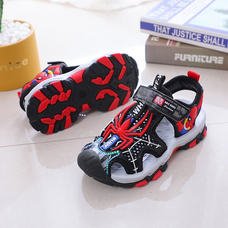 Boys Sandals 2023 Summer Baotou Boys Beach Shoes Large Children Non-Slip Soft Sole Youth Children'S Sandals - Image 5