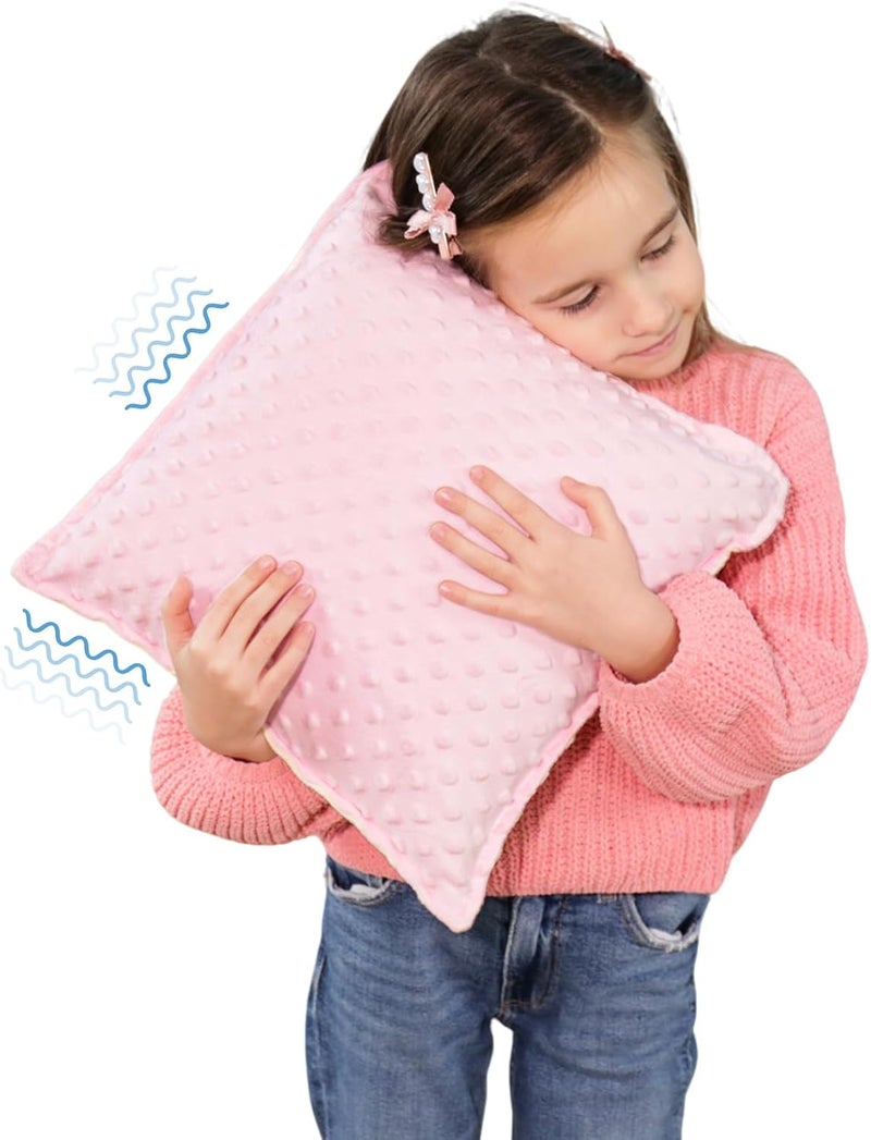 Pink Sensory Vibrating Pillow for Kids
