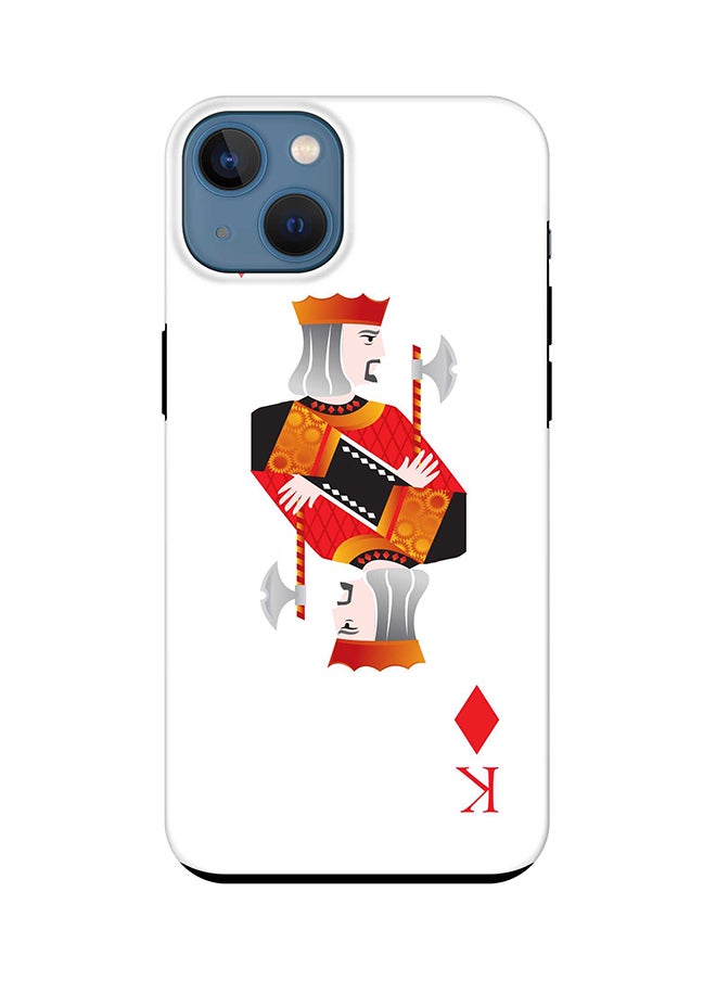 Stylizedd Tough Pro Series Case for Apple iPhone 14 Plus Case Dual Layer hybrid PC & TPU Customized Mobile Cover Shield with inner TPU protection Matte Finish - King Of Diamonds 