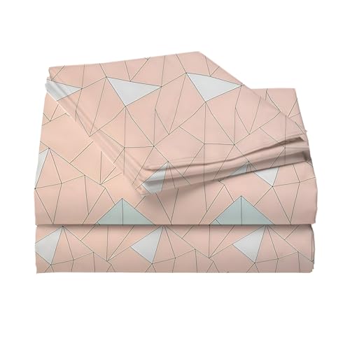 STARNSTYLE Polycotton 220 TC Soft Breathable Wrinklefree Floral Printed Double Bedsheets with 2 Regular Size Pillow Covers Pastle Green - Image 4