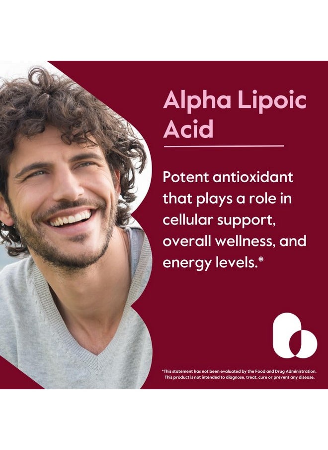 BESTVITE BESTVITE Alpha Lipoic Acid 600mg (per Capsule) with Biotin to Enhance Absorption (120 Vegetarian Capsules) No Fillers - No Stearates - No Flow Agents  - Image 2