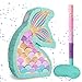 JOARHONAL Mermaid Tail Pinata Mermaid Pinata with Blindfold and Bat for Girls Kids Ocean Theme Birthday Party Game Decorations Small Size 17x12x3 - Image 3