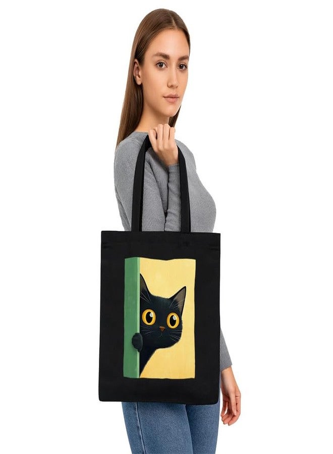 PrintingZone Printed Tote Bag For Women| Women’s Fashion Canvas Printed Bag - Long Handles - Image 3