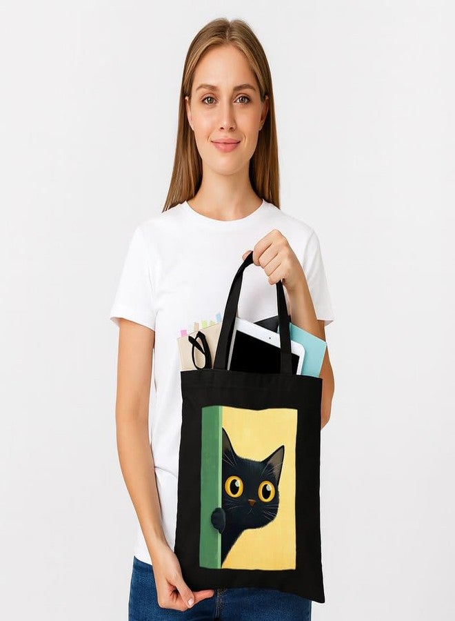 PrintingZone Printed Tote Bag For Women| Women’s Fashion Canvas Printed Bag - Long Handles - Image 4