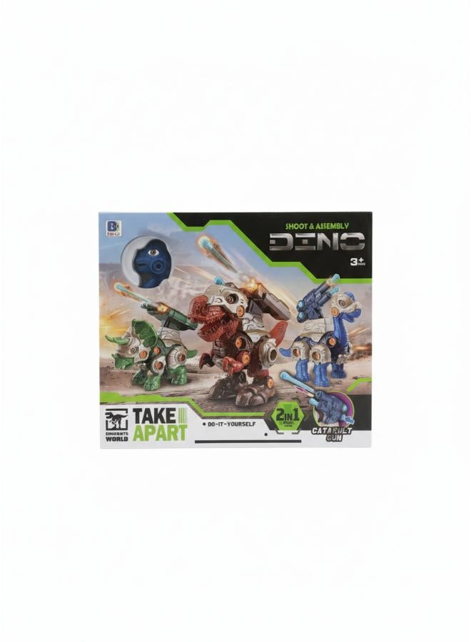 BoHui Shoot & Assembly Take Apart Dinobots World Dino