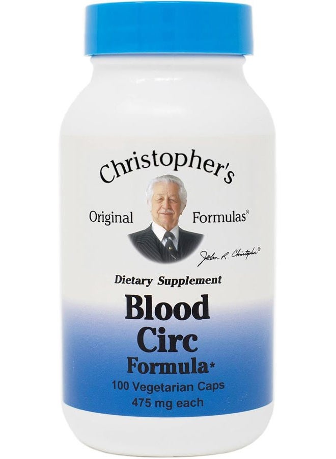 Christopher's Original Formulas Dr. Blood Circulation 100 vegetarian cap - Image 1