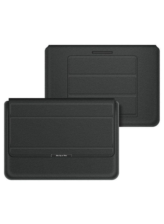 Generic - Macbook Bracket Inner Bag 13-inch Air Notebook Magnetic Bracket Bag For Apple Huawei Thin Computer Bag-Color:Black (without Accessories Package)-Applicable Model:16/17 Inches - Image 1