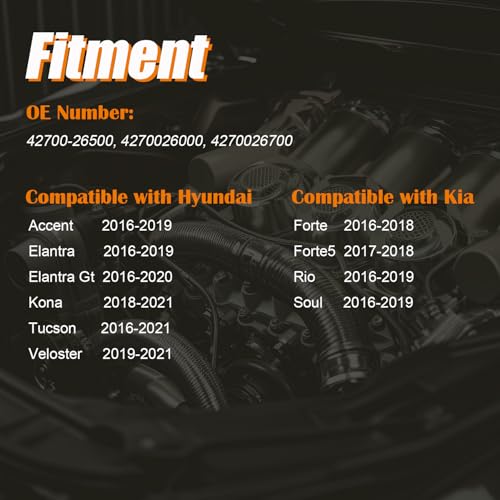 YIHOVY Neutral Safety Switch 42700-26500 fit for Hyundai Accent 2016-2019 Elantra 2016-2019 Elantra Gt 2016-2020 Kona 2018-2021 Tucson 2016-2021 Veloster 2019-2021, fit for Kia Forte Forte5 Soul Rio - Image 2