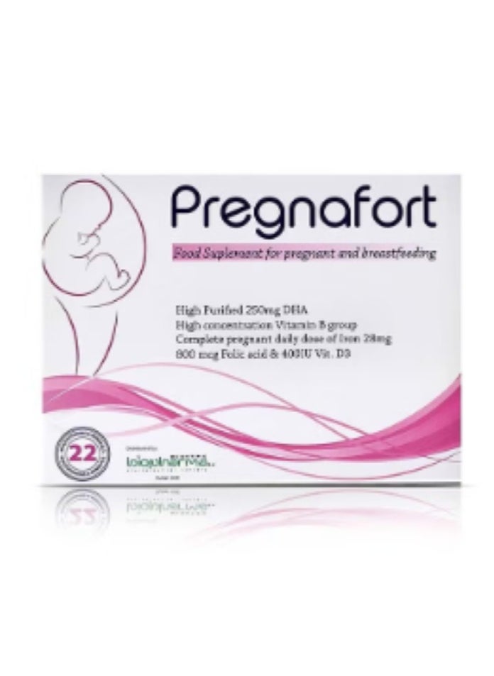 Biopharma Pregnafort Caps 30S 