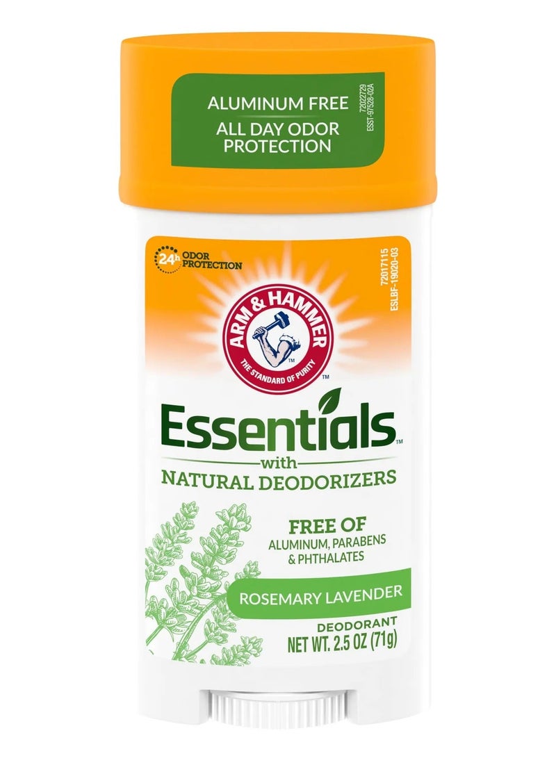 Arm & Hammer Essentials with Natural Deodorizers Deodorant Rosemary Lavender  71gm - Image 1