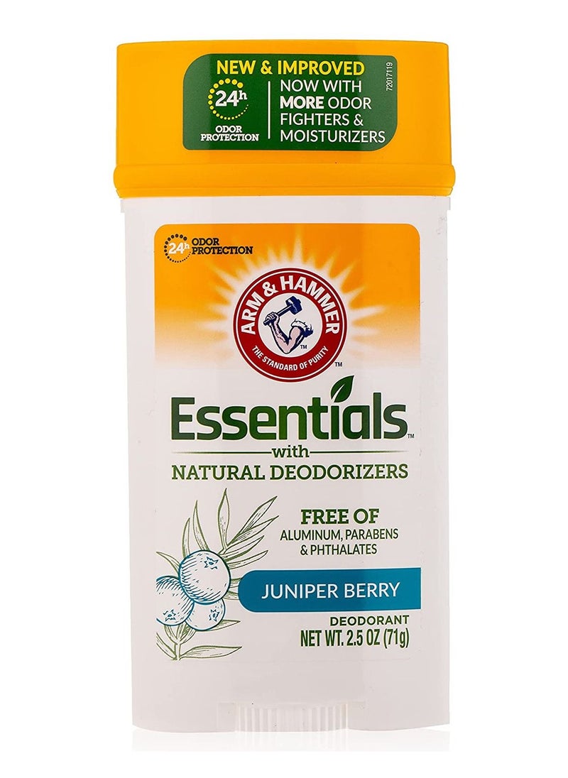 Arm & Hammer - Essentials with Natural Deodorizers Deodorant Juniper Berry 71g - Image 1