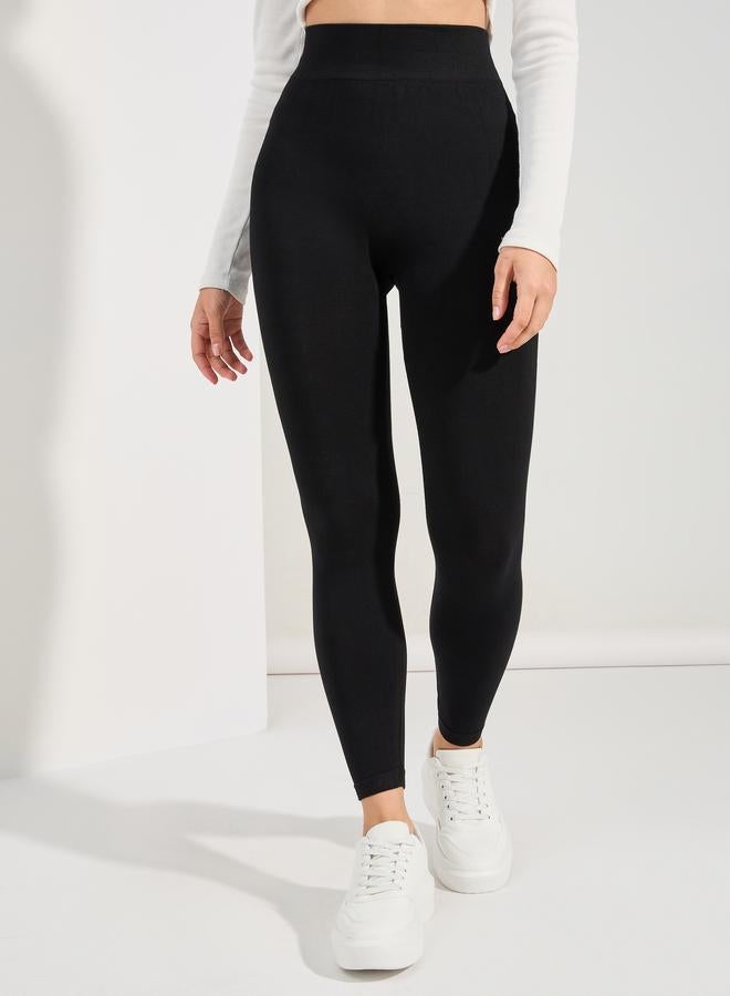 تايك تو ليجنز بخصر مطاطي سادة - Image 1