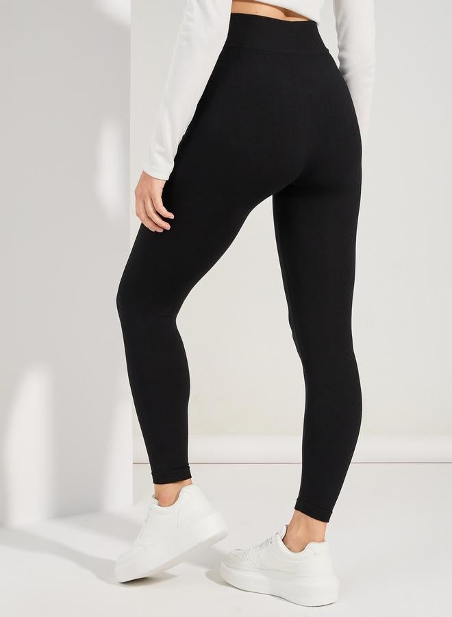 تايك تو ليجنز بخصر مطاطي سادة - Image 4