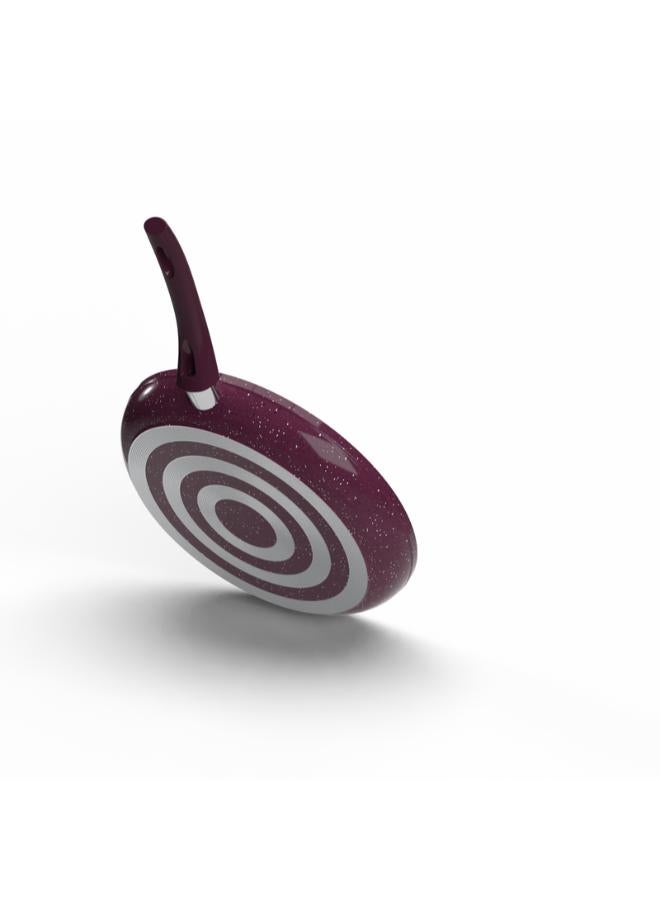 Top Chef Granit Fry Pan 30 Cm Burgundy (Suitable For Induction) - Image 3