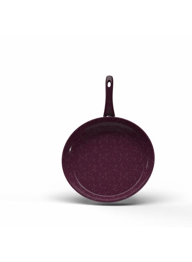 Top Chef Granit Fry Pan 30 Cm Burgundy (Suitable For Induction) - Image 4