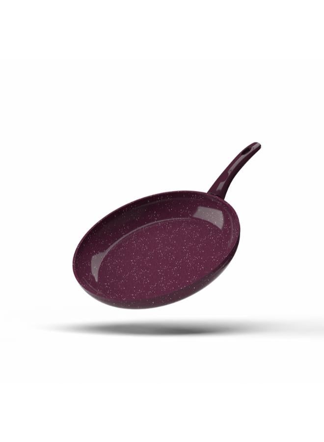 Top Chef Granit Fry Pan 30 Cm Burgundy (Suitable For Induction) - Image 1