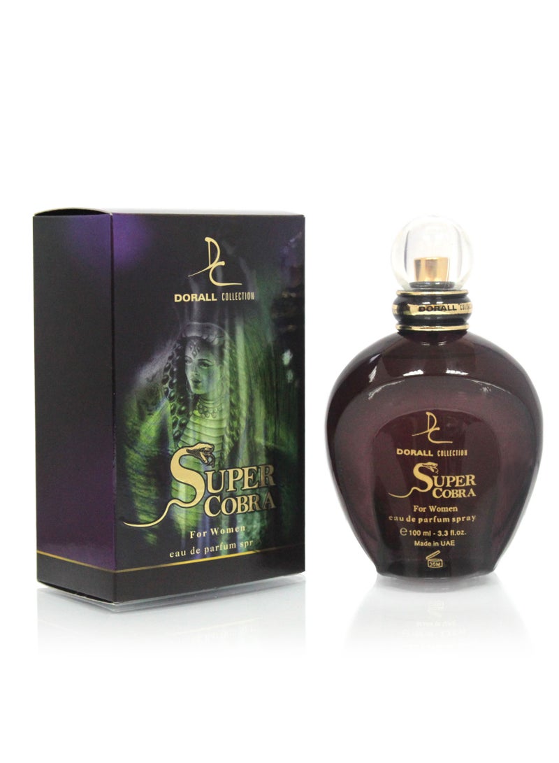 دورال كولكشن عطر سوبر كوبرا للنساء، مجموعة ترويجية من قطعتين، او دي تواليت 100 مل + بخاخ معطر للجسم 150 مل - Image 2