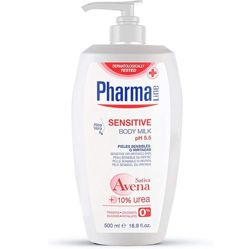 PharmaLine Sensitive Body Milk 500ML