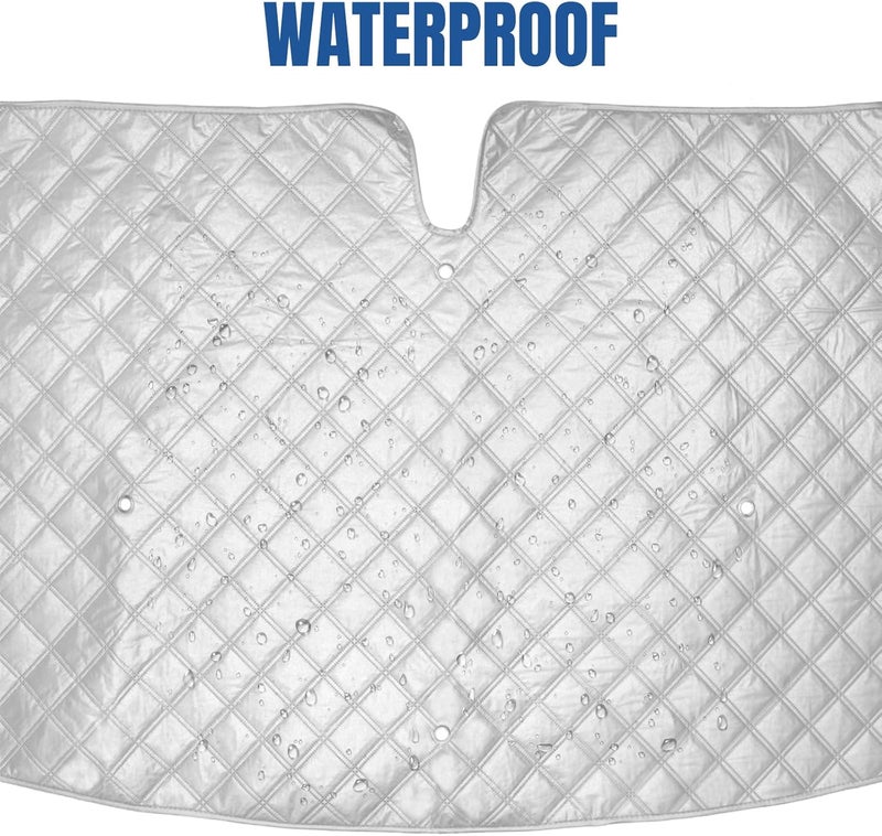 NIGOOLATA Internal Thermal Blind Set for VW T5 T6 - 3 PCS Front Window Cover Blockout SunShade Kit - Image 5
