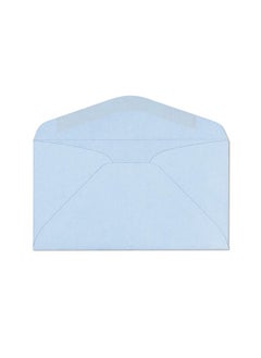 EnDoc 6 3/4 Colored Envelopes 500 Pack Pastel Blue 3 5/8" X 6 1/2" Envelope Letter Size For Home Offices Holiday Invoices And Mailings  - Image 2