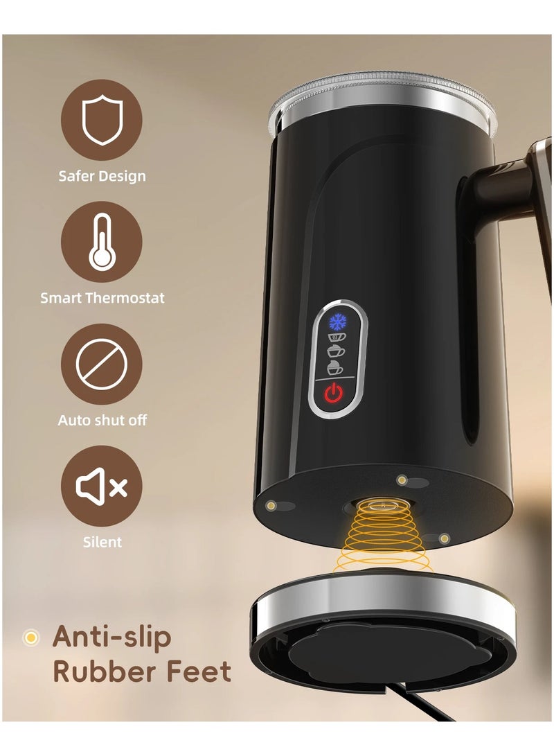 AROAQ 4 in 1 Automatic Hot and Cold Milk Frother Warmer for Latte, Foam Maker, Hot Chocolates, Cappuccino - Image 3