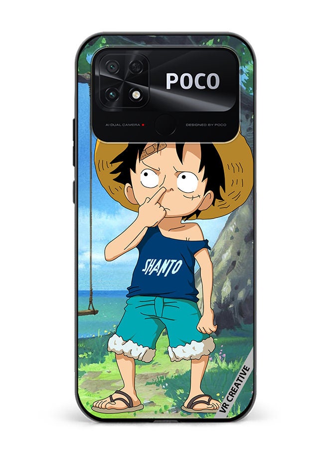 VR CREATIVE Protective Case Cover For Xiaomi Poco C40 Monkey Dluffy Design Multicolour - Image 1