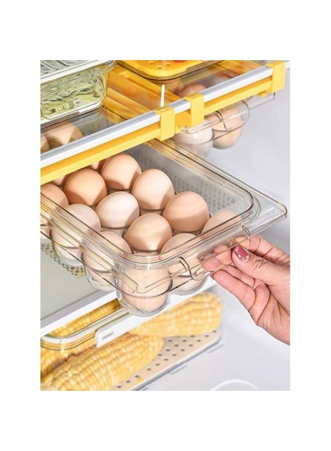 علبة تخزين البيض الأكريليك - قطعة واحدة - Image 4