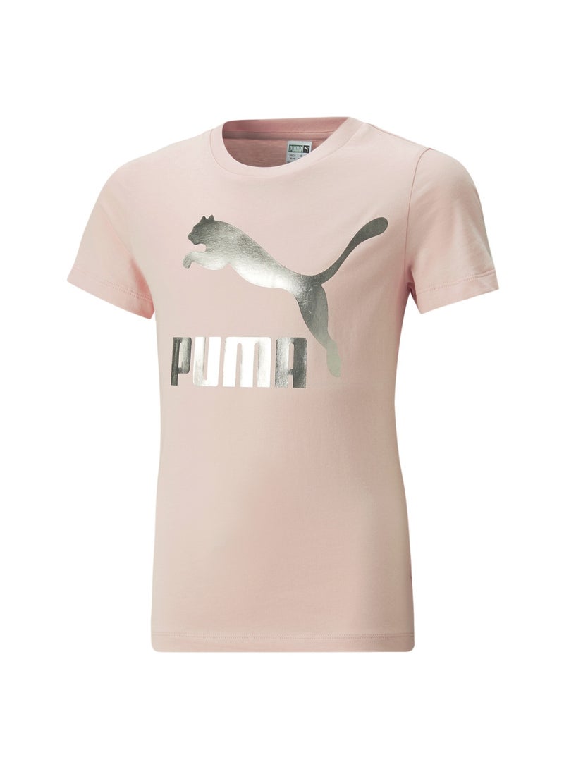 PUMA Classics Logo Youth Shortsleeve T-shirt  - Image 5