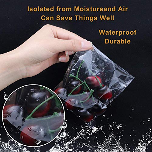 NEOACT 300 PCS 5"x7" Clear Resealable Cellophane Bags Good for Bakery, Candle, Soap, Cookie Poly Bags. - Image 5