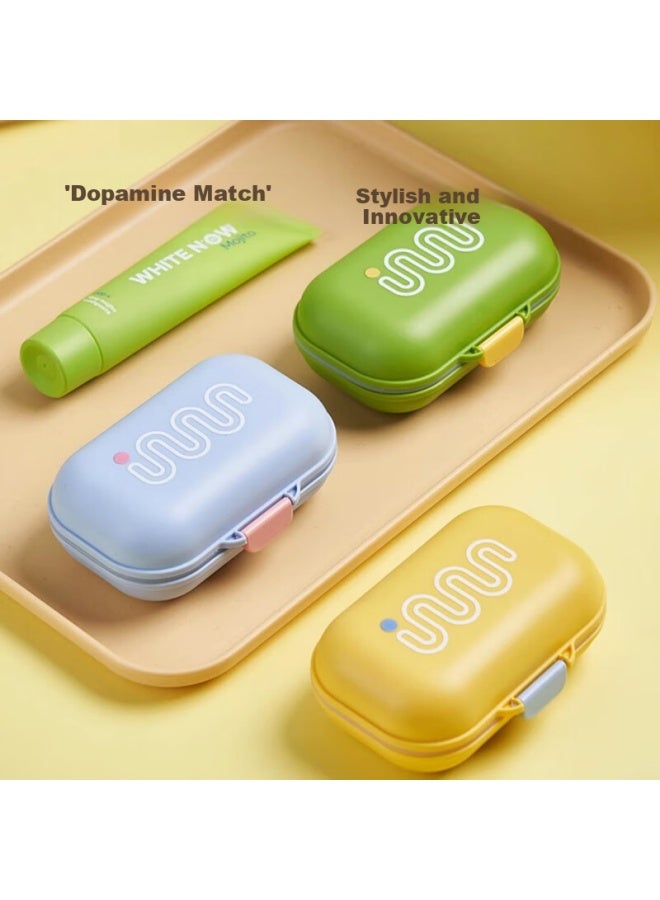 Gasco Jiashigao Travel Soap Dish, Toiletry Draining Convenient Soap Storage Box, Dopamine Luxury Travel Essential - Image 5