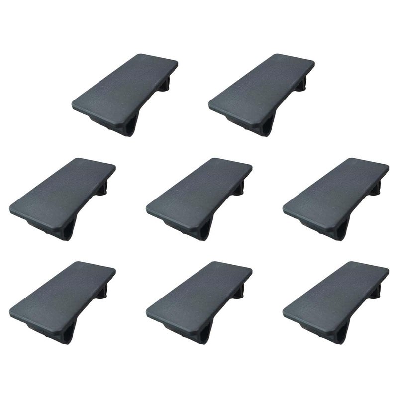 BDZMC 8PCS Car Rocker Switch Panel Cover Black ABS Snapin Hole Plug Automotive Panel Cover for Empty Slot Rectangular Toggle Switch Bracket Filler Plug for Standard Panel Hole Cover - Image 3