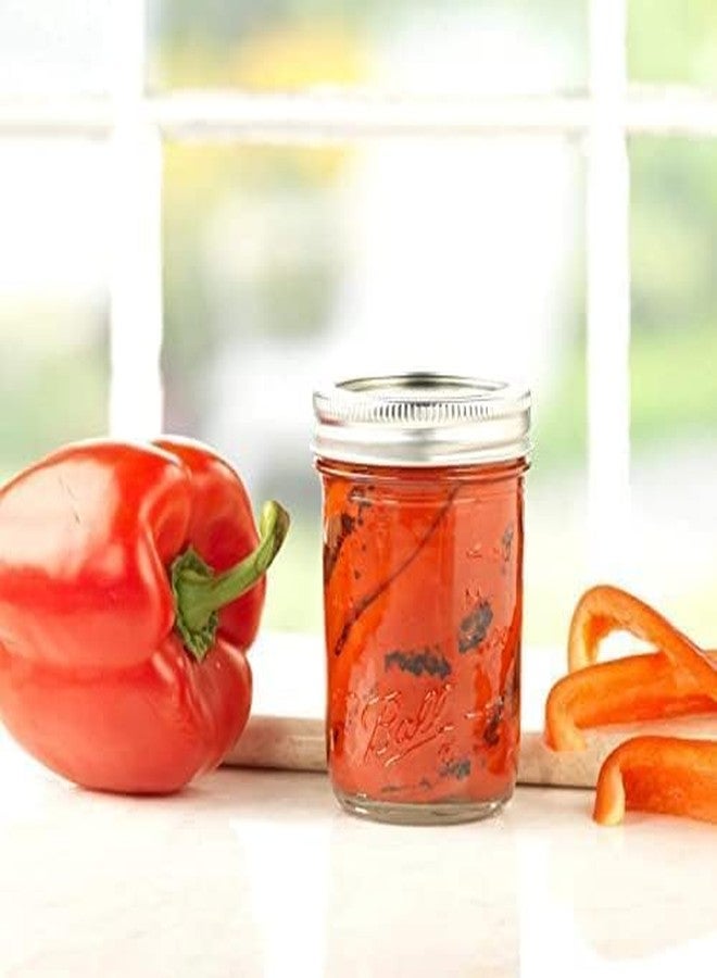 Ball Regular Mouth Mason Jars 8 oz. (12 Pack) - Half Pint Size Jars with Airtight Lids and Bands for Canning, Fermenting, Pickling, Meal Prep or DIY Decors - Image 5