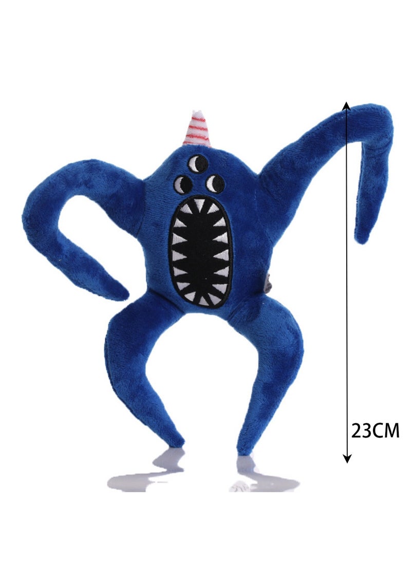 General Banban Garden Doll Plush Toy Children's Doll Gift (Blue Three-eyed Monster)  - Image 2