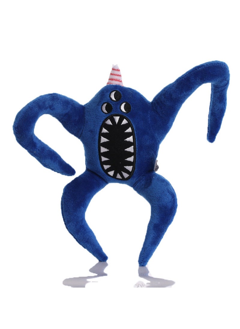 General Banban Garden Doll Plush Toy Children's Doll Gift (Blue Three-eyed Monster)  - Image 1