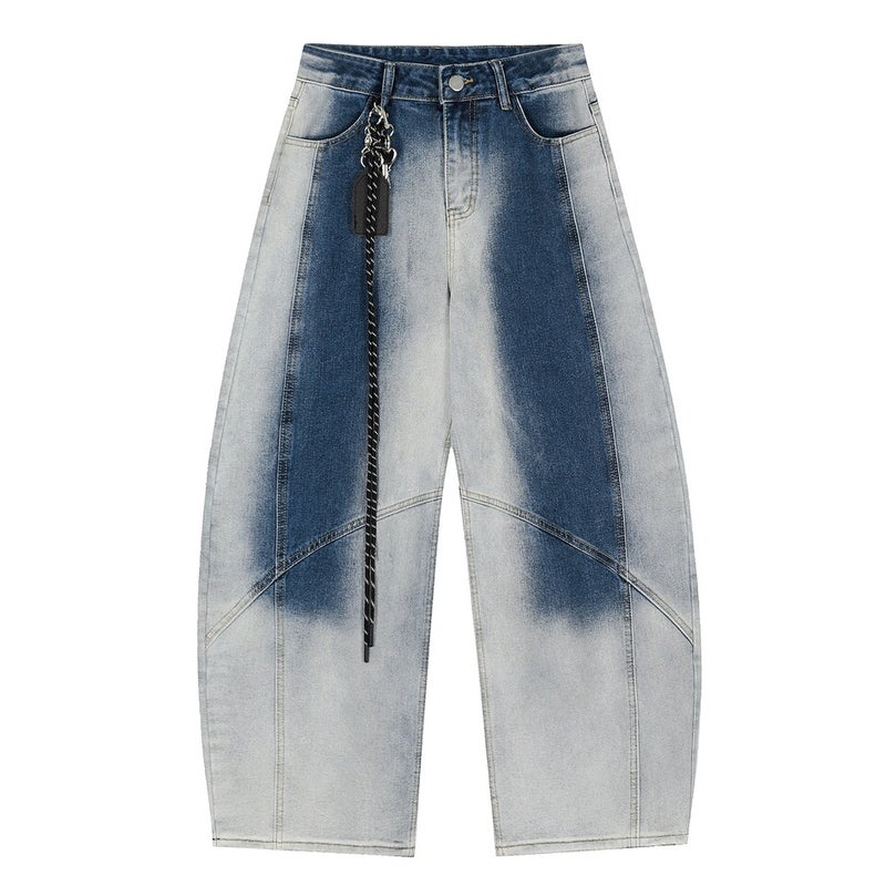 Unisex Classic Denim Jeans Loose Fit Daily Outdoor Wear - Image 1
