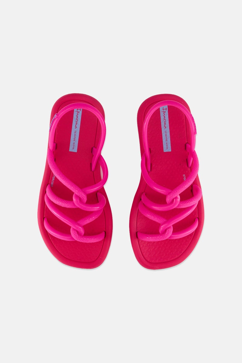 Ipanema Kids Girl Meu Sol Slip On Sandals, Pink - Image 3