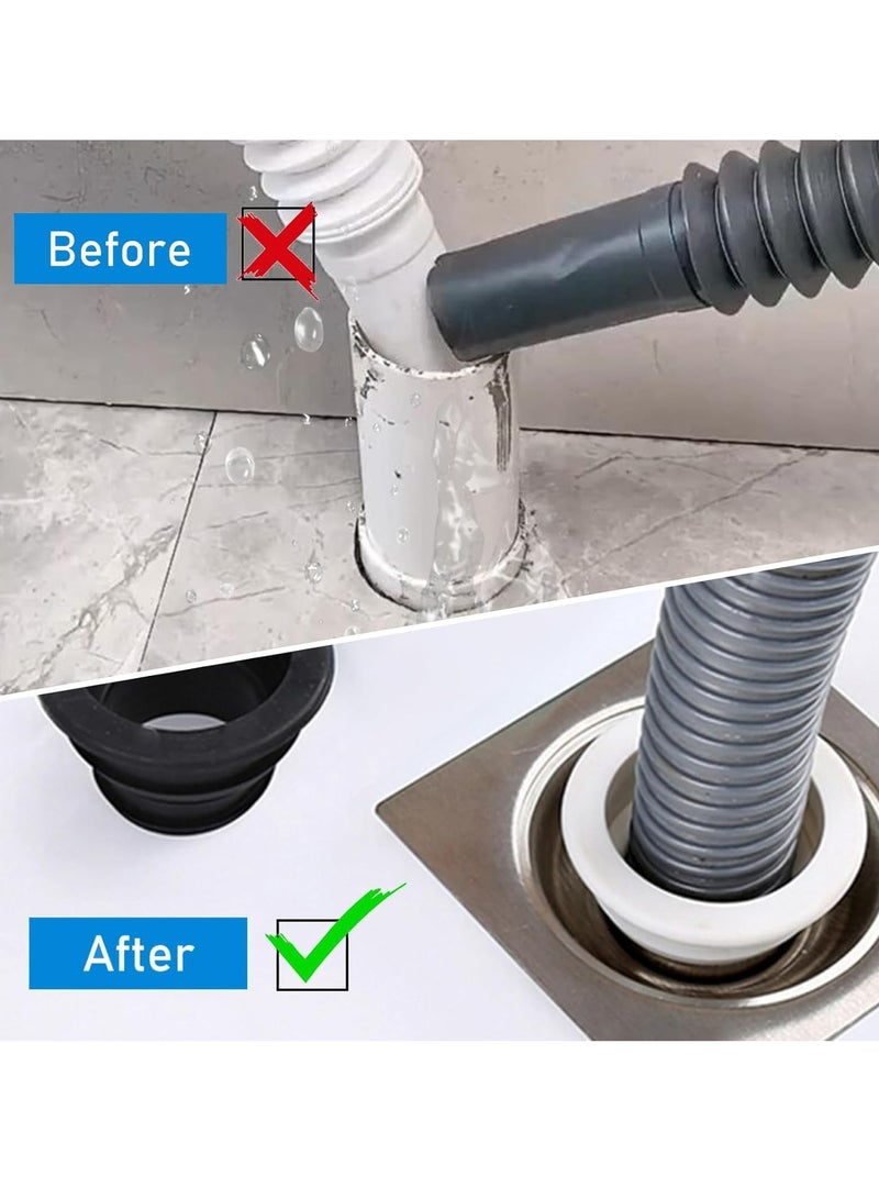 أوزيغالور 4 حزمة مغطاة صمامات السلك المنزلق للغسالات الألمنيوم، الحمام، المطبخ بالسيليكون ومكبوتات العطرانة - Image 5